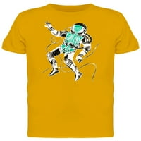 Kozmički majica astronaut kozmični poster MUŠKI -IMage by Shutterstock, muško 3x-velika