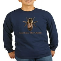 Cafepress - Bože sačuvaj kraljicu - dugih rukava tamna majica