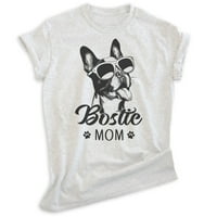 Majica Bostie mama, unise ženska majica, vlasnik terijera Boston, najbolji pas mama poklon, heather