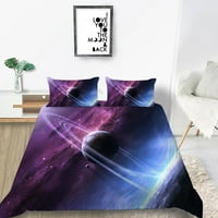 Početna Posteljina Novo Fashion Creative 3D zvjezdane nebeske posteljine posteljine, pune