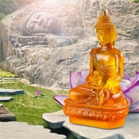 PHONESOAP za hekelingTranslucen Tibetan Sedeti sading Buddha Buda Medicina Statuethai Dekoracija i visi