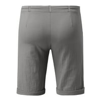 IOPQO Cargo Hlače za muškarce Plaža Pantalona Ležerne prilike za pantnu pantne kratke hlače Boja na