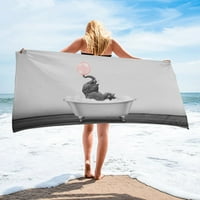 Suncokretovo kupatilo životinje smiješno moderno kućni ručnik za kućne plaže Brzi suhi fitness baha