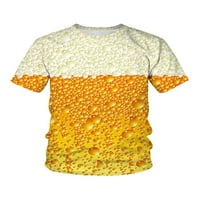 NOLLA muškarci TEE CREW izrez Oktoberfest majica s kratkim rukavima Ljetni vrhovi Muške modne bluze pivo štampano pulover-h 4xl