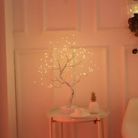 DIY LED stol Bonsai Svjetlo stabla, stolni stol Dekor LED glava svjetla Kompatibilna je s domom, spavaćom