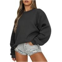 Duks žene plus veličina labava Fit tanki pulover za žene za jesenje grede Bluze za žene za čišćenje