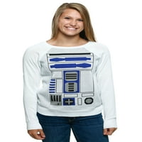 Star Wars R2D Ženski bijeli džemper, XX-Large