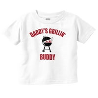Daddys Grilling Buddy Oby Day Dejdler Dječak Djevojka Majica Dojenčad Toddler Brisco Marke 12m