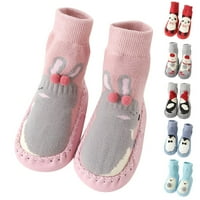 Rovga Toddler cipele za djecu slatka djeca jesen i zimski dječaci i djevojke s podne čarape cipele ravna