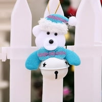 Kreativno slatko s plišanim lutkama Dječja poklon stranaka rekvizita Santa, snjegović božićni ukrasi
