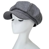 Eastshop britanska stila široka oborena vunena beretka šešir retro umjetnika slikar newboy oktagonna