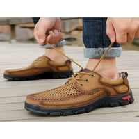 Zodanni muškarci Ležerne cipele na otvorenom na otvorenom kožne cipele za cipele Vintage Moccasin Walk