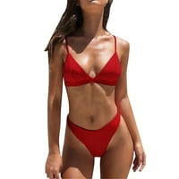 Ichuanyi Clearence ženske kupaćim kostima Žene Dva bikinija postavila je čvrste podstavljene push up kupaći kostim