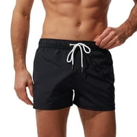 Muške hlače na plaži Pocket patent zatvarača surf kratke hlače Ležerne modne plivanja kovčega Black