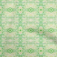 Onuone pamučna kambrična lagana zelena tkanina plemena haljina materijala od tkanine za ispis od dvorišta
