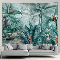 Palmi lišće tropsko postrojenje vanjske tapiserije Zlatna zelena biljka ostavlja umjetnička dnevna soba