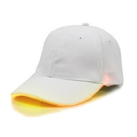 Cocopeants Super Cool Podesivi LED svjetlosni šešir Flash Fiber Optic Baseball Cap Party Hip Hop Golf
