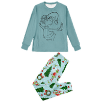 Parovi za jelene koji odgovaraju božićnim pidžami organski pamuk PJS crtani flanel pidžama odrasli,