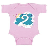 Newkward Styles Swan B dan Djevojke za bebe Bodi, rođendanski pokloni kratkih rukava za godinu Old Baby