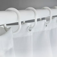 Ombre bijela i crna minimalna tuš zavjesa poliesterska vodootporna moderna kupaonica za zavjese za pranje zastori sa kukama
