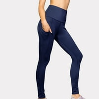 CETHRIO joga hlače za žene atletska djeluje sa džepovima visoke mornarske hlače veličine 2xl
