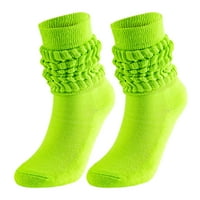 Riforla srednje visoke cijevi mjehuriće čarape modne i svestrane čarape muškarci i žene čarape iste stijene metvice zelene jedna veličina