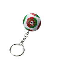 Svjetska zastava nogometni ključ za ključeve ključeve ključeve glave suvenir ruksak Viseća torba Privjesak