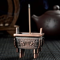 Ludlz keramički štap tamjan i cone tamjan držač za tamjan za štambar Kineski kvadratni trostruki tamjan