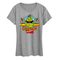 Grinch - surfanje - Ženska grafička majica kratkih rukava