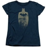 Batman - zlatna silueta - Ženska majica kratkih rukava - X-velika