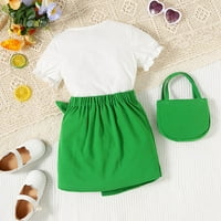 Dječja odjeća Proljeće Ljeto Print Cotton kratke vrhove Thirt suknje za kosu Outfits