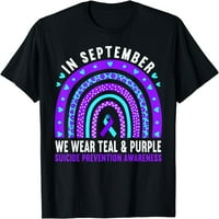 U septembru nosimo teal Purple vrpcu za prevenciju saucide
