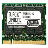4GB crna dijamantska memorijska modula za prijenosno računalo HP Paviljon DV7-1140ED DDR SO-DIMM 200PIN PC2- 800MHz nadogradnja