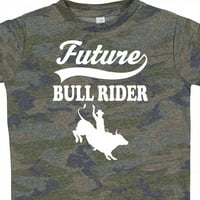 Inktastični Budući Bull Rider Rodeo Vožnja poklona Toddler Boy Girl Majica