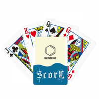 Benzenska molekularna konstrukcija Formula Supstanca Scenar Poker igračka kartica INDE IGRE