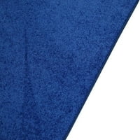 Opremljeno moje mjesto Moderna plišana tepih u boji - Neon Blue, 2 '46', kućni ljubimci i djecu Prijateljska prostirka. Napravljen u SAD-u, trkač, prostirke područja odlično za djecu, kućne ljubimce, događaj, vjenčanje