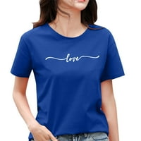 Ženski ljetni tiskani majica kratkih rukava kratkih rukava tiskani TOP T košulje ženske majice za žene