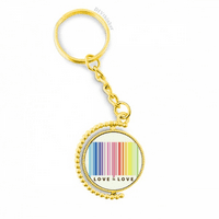 Rainbow Šareni izjednačeni konsultacije Metalni priključak za ključeve prstena za ključeve