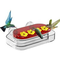 Prozori Bird hranilice, plastični humming sa priključcima za hranjenje, lako čišćenje i dopunjavanje