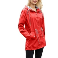 Zimski kaputi za žensko čišćenje prodaje Ženske jakne Zip up kaput vjetrovitorno odjeća Ležerna kiša