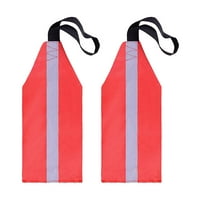 Kajaka Sigurnosna zastava, Indikator putni signal OPREZ, crvena lagana kanu za vuču zastava za upozorenje Zastava za automobile Natpis za automobil Cargo Boat Canoe Sigurnosna oprema