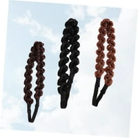 Pletene perike Yoga trake za glavu za ženske kose sintetičke pletenice za kosu sintetičke kose Pletene