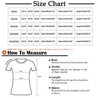 Giligiliso Clearence ženski Ljetni vrhovi labavi fit plus veličine zavoj odjeća čvrsto majica kratki