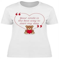 Najbolji način da započnete moju danu majicu žene -Image by shutterstock, ženska mala