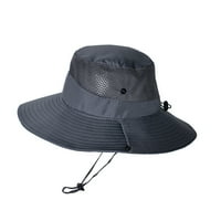 Gerich ljetni prozračni ribar šešir za odrasle ribolov šešir i žene veliki rudni šešir za sunčanje
