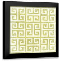 Zarris, Chariklia Crni moderni uokvireni muzej umjetnički print pod nazivom - mala moderna simetrijska ix