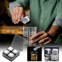 Proizvođač leda za čišćenje viskija od kamena ledenog kamena od nehrđajućeg čelika za višekratnu upotrebu