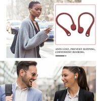 Slušalice protiv izgubljene kuke Bluetooth kompatibilne slušalice protiv izgubljene vješalice Bežične slušalice za spajanje HOLDER, crvena