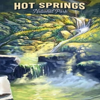 Hot Springs Nacionalni park, Arkanzas, ulje slikarstvo