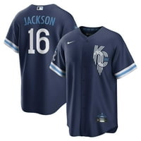 Muški Nike Bo Jackson Navy Kansas City Royals City Connect dres replika igrača